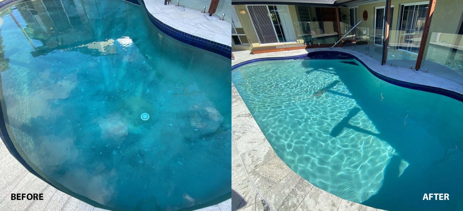 Pool Jet Stain Winter is a great time for pool stain removal - L&V Pools